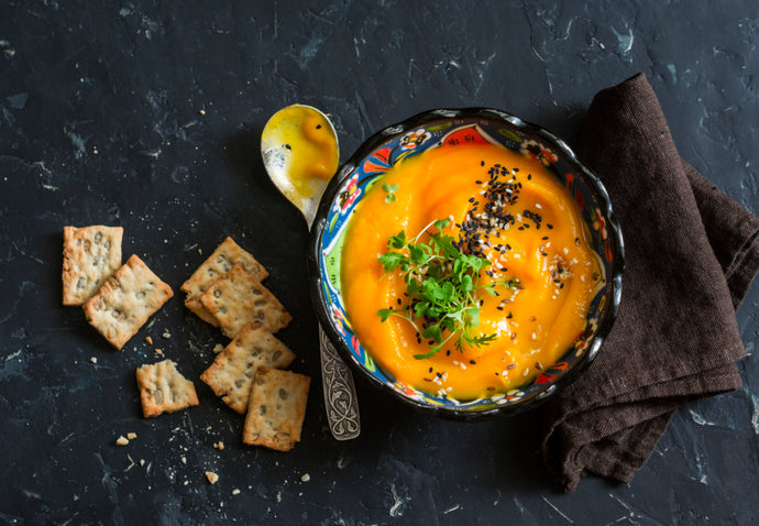 Curried Sweet Potato Soup with Collagen