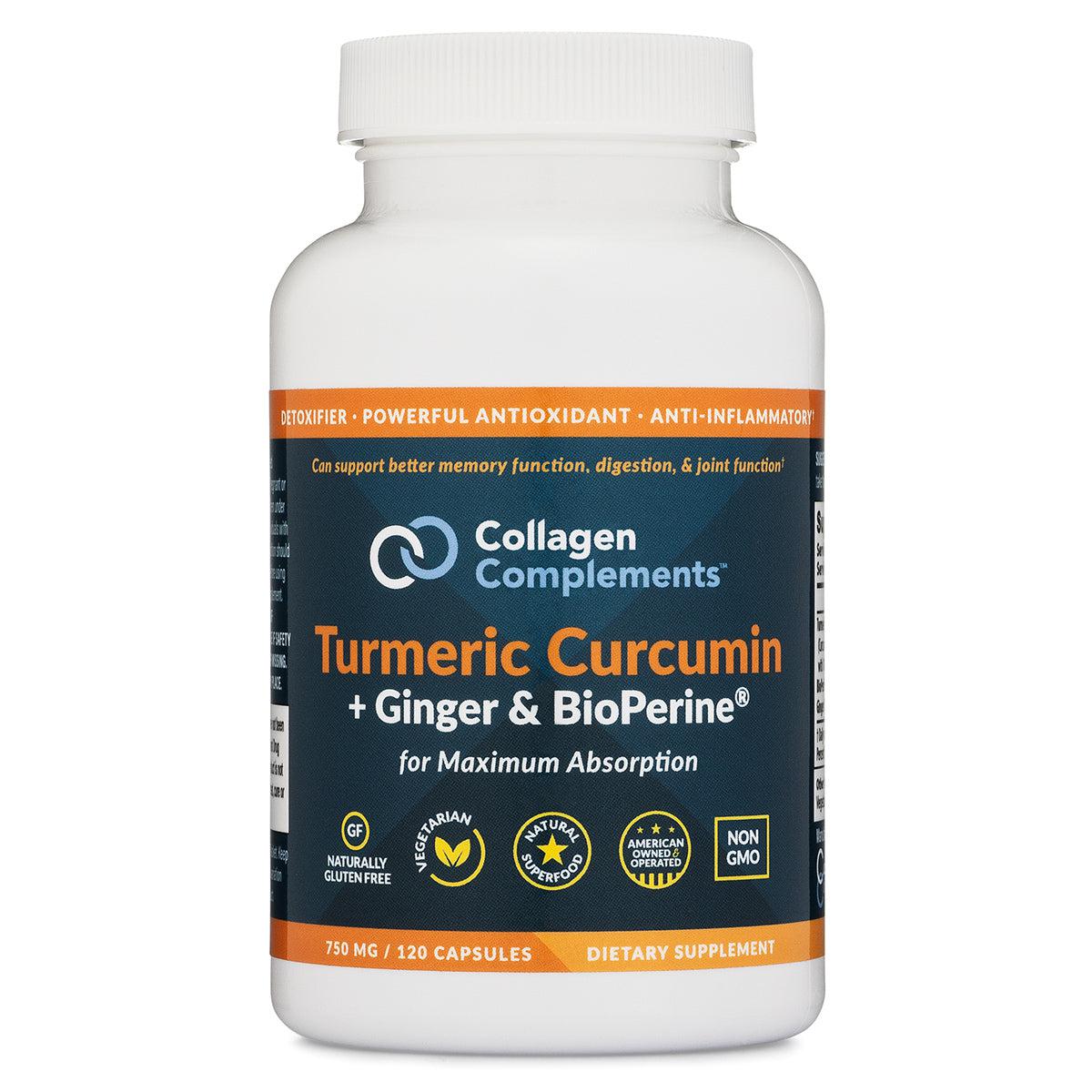 Turmeric Curcumin + Ginger Capsules